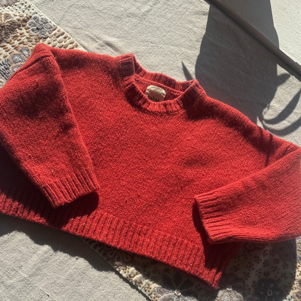 Babaa SHRUNKEN Wool Sweater